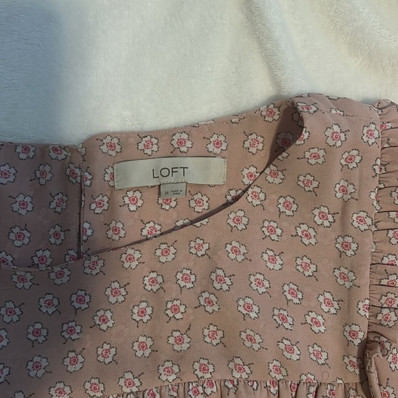 Loft 3/4-Sleeve Floral Top - Picture 2 of 5